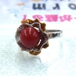 珊瑚　K18　Pt900